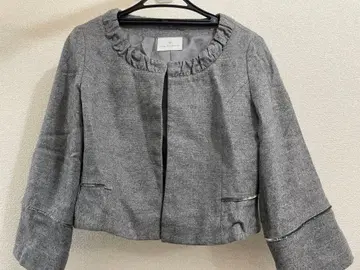 노카라 자켓 그레이