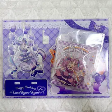 키미프리 시구 코코로 큐어큥큥 벌스데이 아크릴 스탠드 캔뱃지