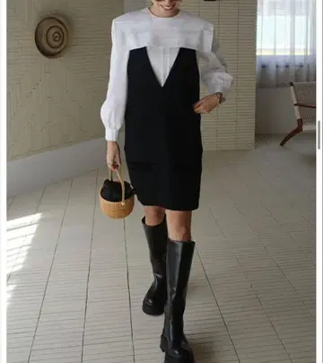 bow.a 보우에 울 미니 원피스