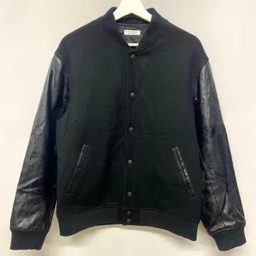 뷰티앤유스 소매 가죽 바시티 자켓 레더 자켓