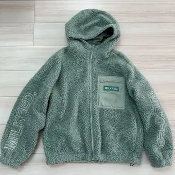 밀크페도 milkfed 보아 블루종 아우터 블루 그린 S