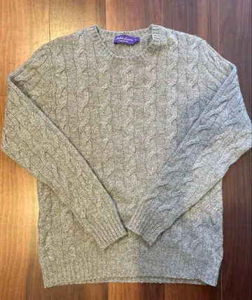 랄프 로렌 퍼플 라벨 캐시미어 100% 니트