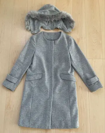 비스 롱 코트 그레이