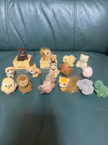 플로키 애니멀 피규어 모음 15개