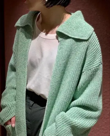 6(ROKU) COTON MOKU CARDIGAN