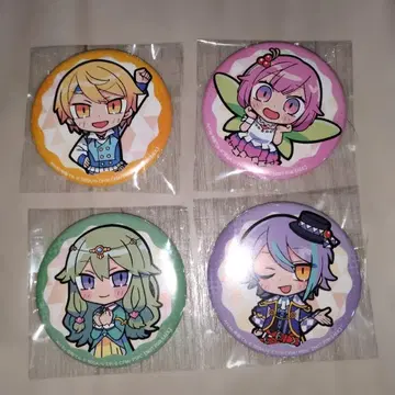 극장판 프로젝트 세카이 애니메이트 특전 원더쇼타임 캔뱃지 4개 세트