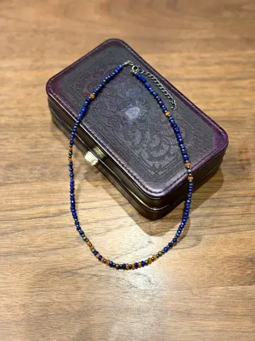 아가트 라피스 라줄리 목걸이