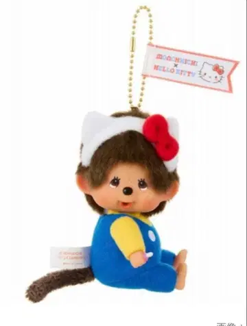 모치치 x 헬로키티 키링 포함 봉제 인형