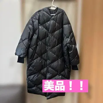 nap 블랙 롱 다운 자켓