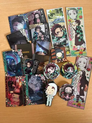 귀멸의 칼날 탄지로&네즈코 굿즈 세트