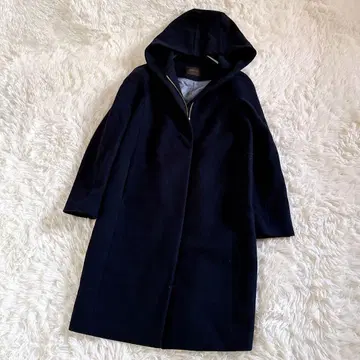 투모로우랜드 후디드 코트 집업 네이비 36 S 울