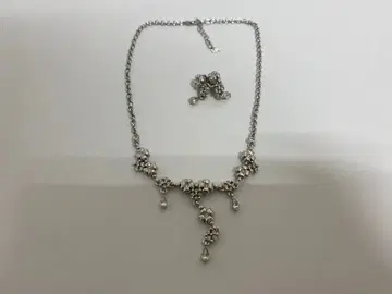 NINA RICCI 니나리치 목걸이 귀찌 큐빅