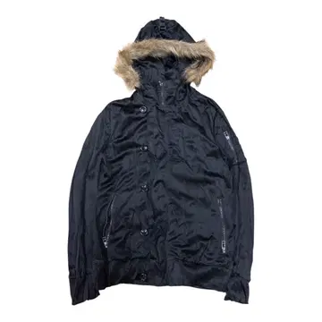 시맨틱 디자인 퍼 n2b 파카 y2k 시크 스타일