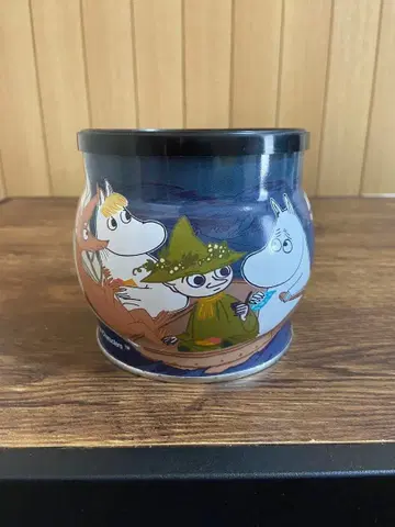 무민 덴마크산 초콜릿 칩 쿠키 빈 통