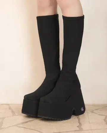 미셸 마카롱 12cm 굽높이 롱 부츠 M 사이즈