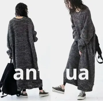 가격 인하 중 antiqua 니트 원피스