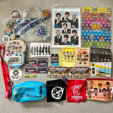 GENERATIONS 굿즈 묶음 판매 백 파우치 클리어 파일