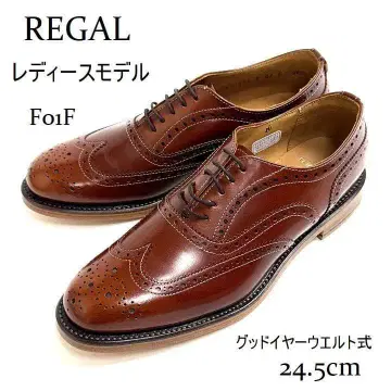 새상품 리갈 F01F 윙팁 가죽 여성용 신발 24.5