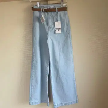 ZARA 라이트 블루 데님 34