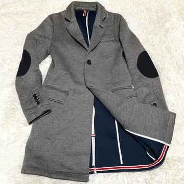 Zara Man 체스터 코트 헤링본 엘보 패치