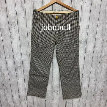 [ 새상품급 ] johnbull 깅엄 체크 주방 팬츠! 블랙 체크!
