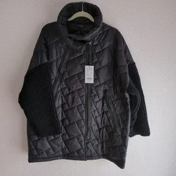 블랙 퀼팅 자켓