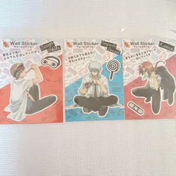 은혼 카무이 사카타 긴토키 오키타 소고 3학년 Z반 벽 스티커