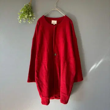 브로캔트 ( F ) 노카라 자켓 가을 컬러 부드러운 소재