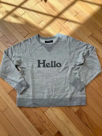 새상품급 MADISONBLUE HELLO SWEAT 01 그레이