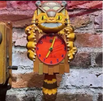 새상품 GBL 이웃집 토토로 고양이 버스 시계 지브리