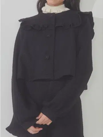 merryjenny 트위드 세일러 자켓