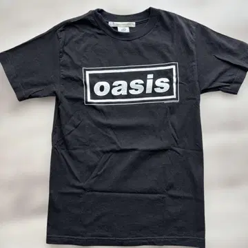 Oasis T셔츠 블랙 100% 코튼