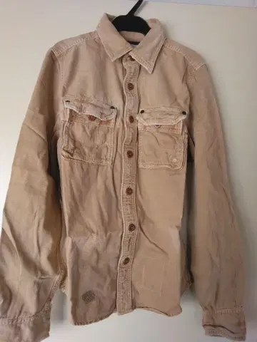 RUEHL No.925 긴팔 셔츠 S 사이즈 카멜 미사용 택 포함