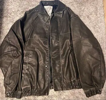 다크 브라운 가죽 자켓 M 사이즈