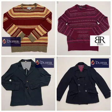 남성용 상의 세트 (스웨터, 자켓)