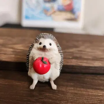 고슴도치 미니 피규어