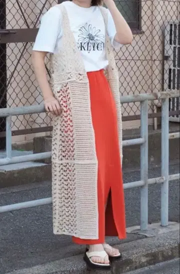 cepo 패치워크 크로셰 원피스