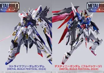 METAL BUILD 스트라이크 프리덤 건담 & 데스티니 건담