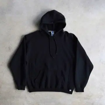 00s 러셀 블랭크 후드 맨투맨 블랙 XL