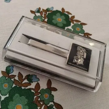 레어 KOMATSU 제작소 넥타이핀 케이스 포함