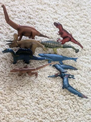 타카라토미 아니아 공룡 피규어 묶음 판매 8체 세트