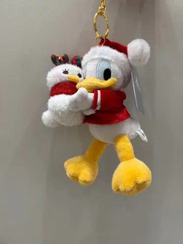 도날드 봉제 인형 키링 키체인 DISNEY CHRISTMAS