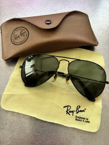 레이밴 AVIATOR B&L 빈티지 USA제 58 14 1980
