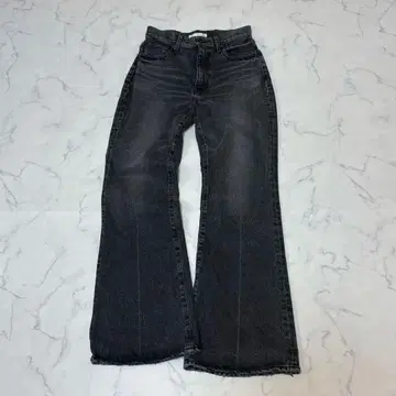 마우지 MOUSSY MVS FLARE 26 블랙 플레어 데님 팬츠