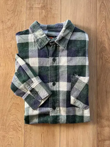 90s Dickies 프린트 플란넬 셔츠 디키즈 프린넬 플란넬 셔츠