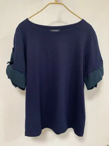 여성용 티셔츠 네이비