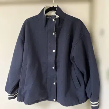 네이비 집업 자켓
