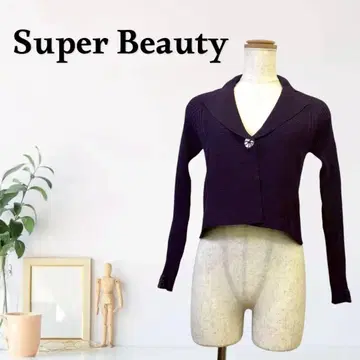 zG508 [ XL ] Super Beauty 크롭 리브 니트 숏 기장