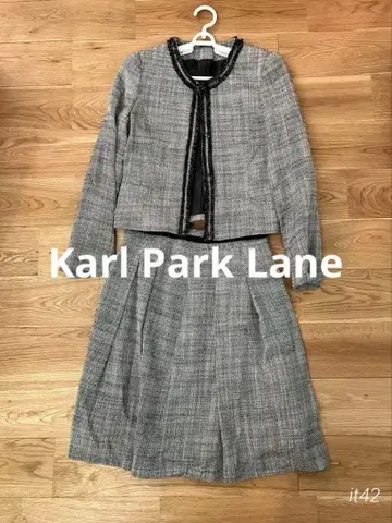 칼 파크 레인 트위드 자켓