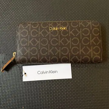 캘빈 클라인 장지갑 브라운